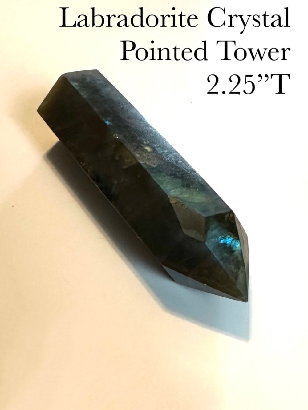 Labradorite Crystal Stone Pointed Tower Gemstone